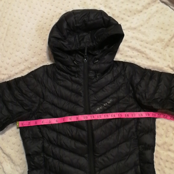 VGUC Helly Hansen puffy hooded goose down/feather blend jacket - Picture 8 of 11